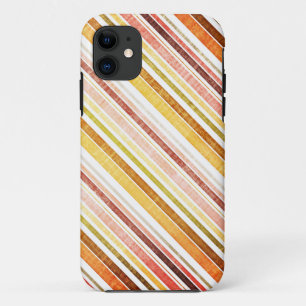 Vintage Autumn Stripes Pattern Case-Mate iPhone Case