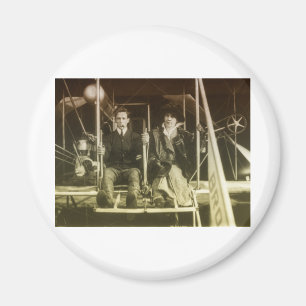 Vintage Aviation Magnet
