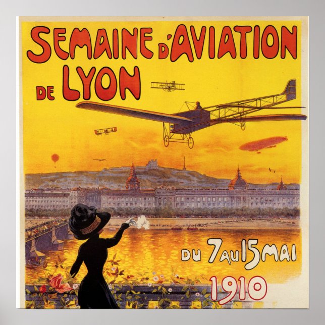 Vintage Aviation Poster (Front)