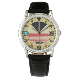 Vintage aviator sports style retro watch