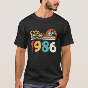 Vintage Awesome Since 1986 Birthday Limited Editio T-Shirt