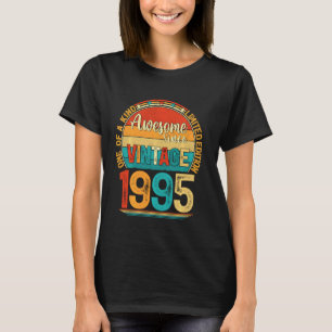 Vintage Awesome Since 1995 27th Birthday T-Shirt