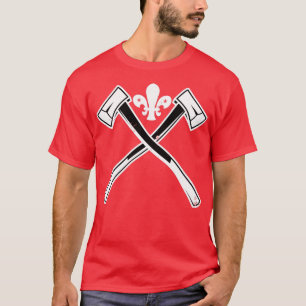 Vintage Axe Throwing Crossed Axes Funny Axe Throwi T-Shirt