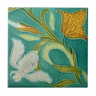 Vintage Azulejo Flowers Ceramic Decorative Design Tile