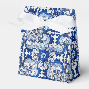 Vintage Azulejo Tile Pattern Favour Box