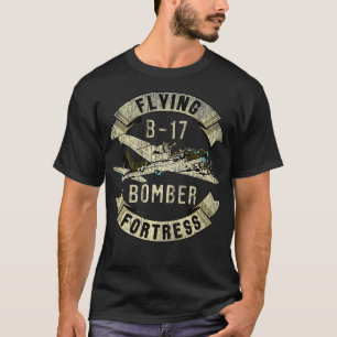 Vintage B17 Bomber WW2 Plane Aviation Airplane  Gr T-Shirt