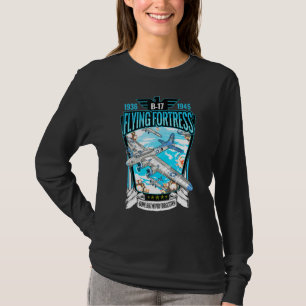 Vintage B17 Flying Fortress Ww2 Heavy Bomber Aviat T-Shirt