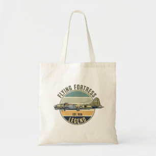 Vintage B-17 Flying Fortress Legend Tote Bag