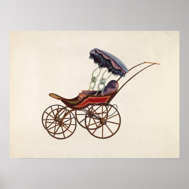 Vintage Baby Buggy Poster (Front)