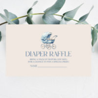 Vintage Baby Carriage Baby Shower Diaper Raffle