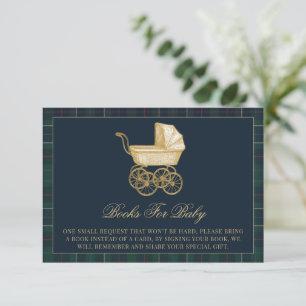 Vintage Baby Carriage Classic Baby Shower  Enclosure Card