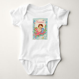 Vintage Baby Girl One Piece Bodysuit