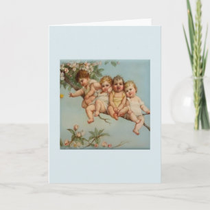 Vintage Baby Greeting Card