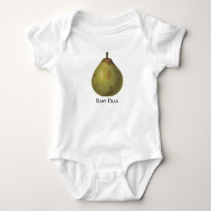 Vintage Baby Pear Fruit T-Shirt Bodysuit