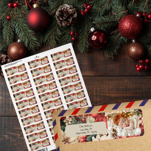 Vintage Baby’s 1st Christmas Return Address