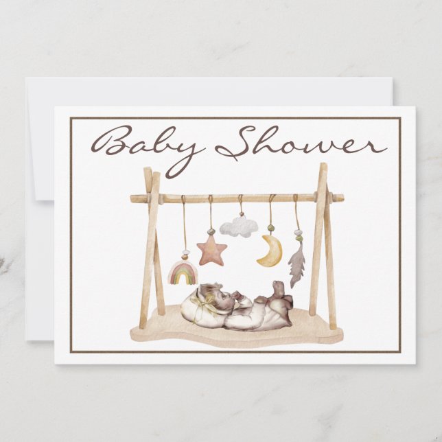 Vintage Baby Shower Invitation (Front)