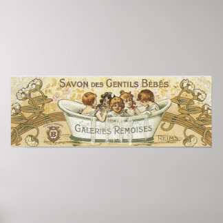 Vintage Baby Soap Ad Poster