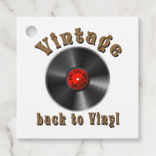 Vintage - Back to Vinyl, the record is back Favour Tags