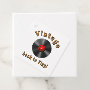 Vintage - Back to Vinyl, the record is back Favour Tags