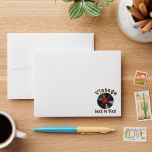Vintage - Back to Vinyl, the record is back, Oldie Envelope