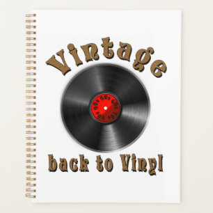Vintage - Back to Vinyl, the record is back Planner