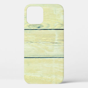 Vintage background from a wooden shabby plank. Ton iPhone 12 Case