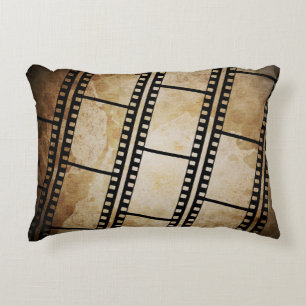 Vintage background with film framefilm, photo, abs decorative cushion