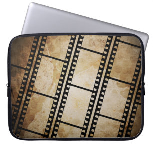 Vintage background with film framefilm, photo, abs laptop sleeve