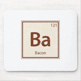 Vintage BACON Periodic Table Mouse Pad