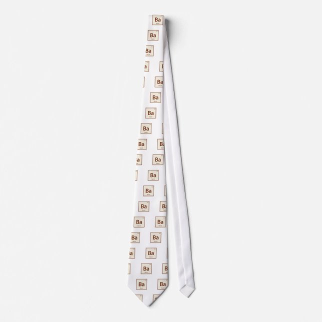 Vintage BACON Periodic Table Tie (Front)