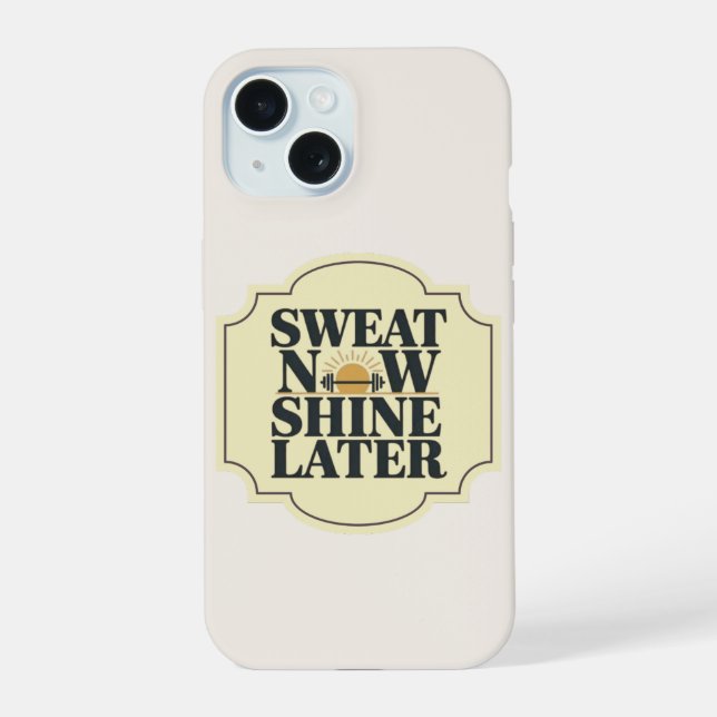 Vintage Badge Minimal Phone Case (Back)