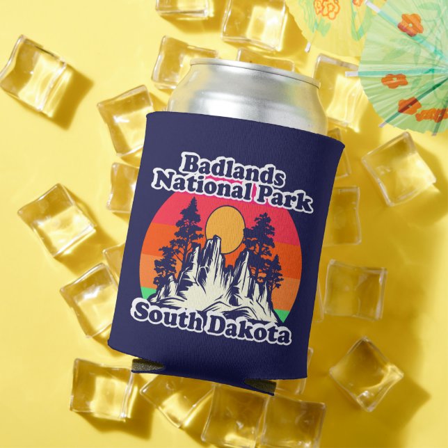 Vintage Badlands National Park Can Cooler (In Situ Summer)