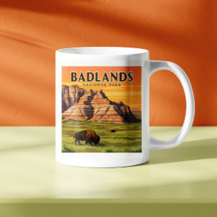 Vintage Badlands National Park Coffee Mug