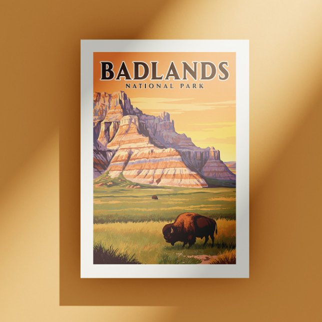 Vintage Badlands National Park Postcard (Creator Uploaded)