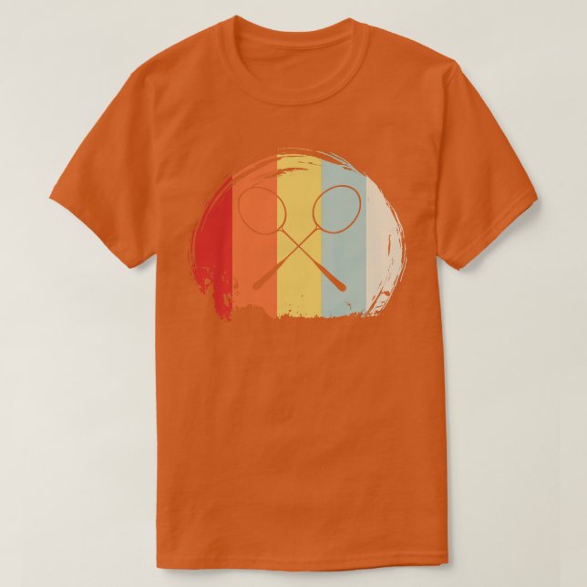 Vintage Badminton 2 T-Shirt (Design Front)