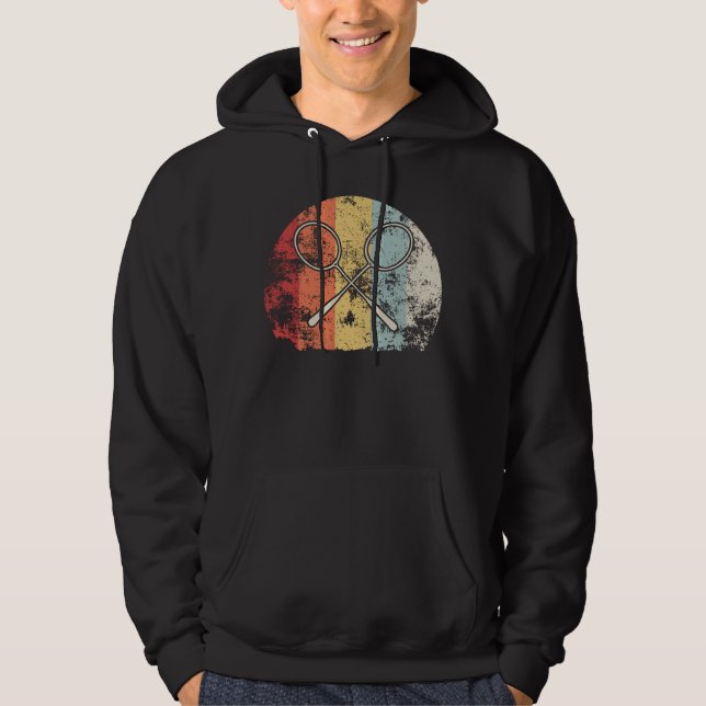 Vintage Badminton Hoodie (Front)