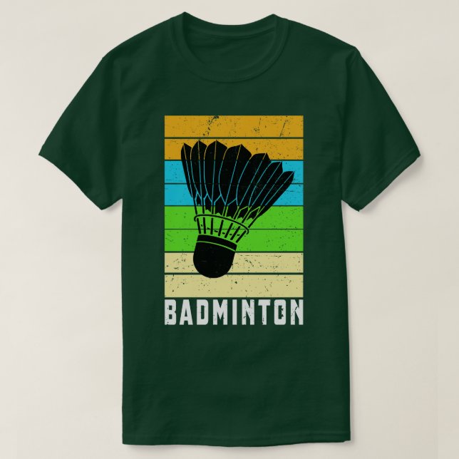 Vintage Badminton T-Shirt (Design Front)