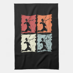 Vintage Badminton Tea Towel