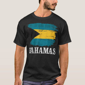 Vintage Bahamas Flag For Bahamian T-Shirt