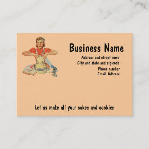 Vintage Baker Business Card