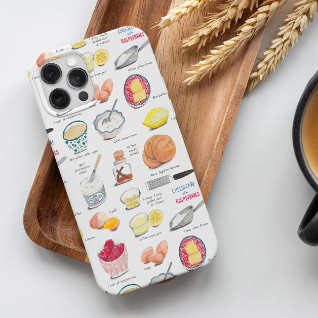 Vintage Baking Ingredients Illustration Case-Mate iPhone Case (Creator Uploaded)