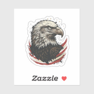 Vintage Bald Eagle Patriotic Engraving Shirt Desig