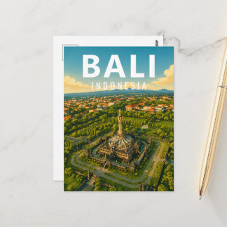 Vintage Bali Postcard – Bajra Sandhi Monument