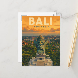 Vintage Bali Postcard – Garuda Wisnu Kencana
