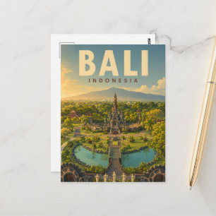 Vintage Bali Postcard – Kebun Raya Jagatnatha