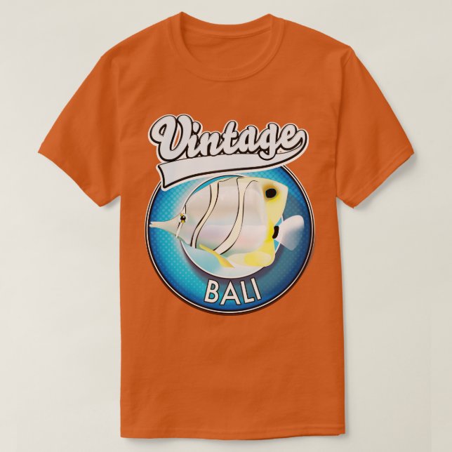 Vintage Bali retro T-Shirt (Design Front)