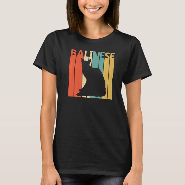 Vintage Balinese Cat T-Shirt (Front)
