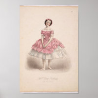 Vintage Ballerina in Pink,