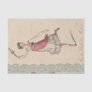 Vintage Ballet Dancer Tissue Paper