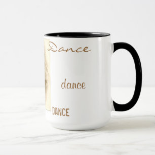 Vintage Ballet dancers dance mug